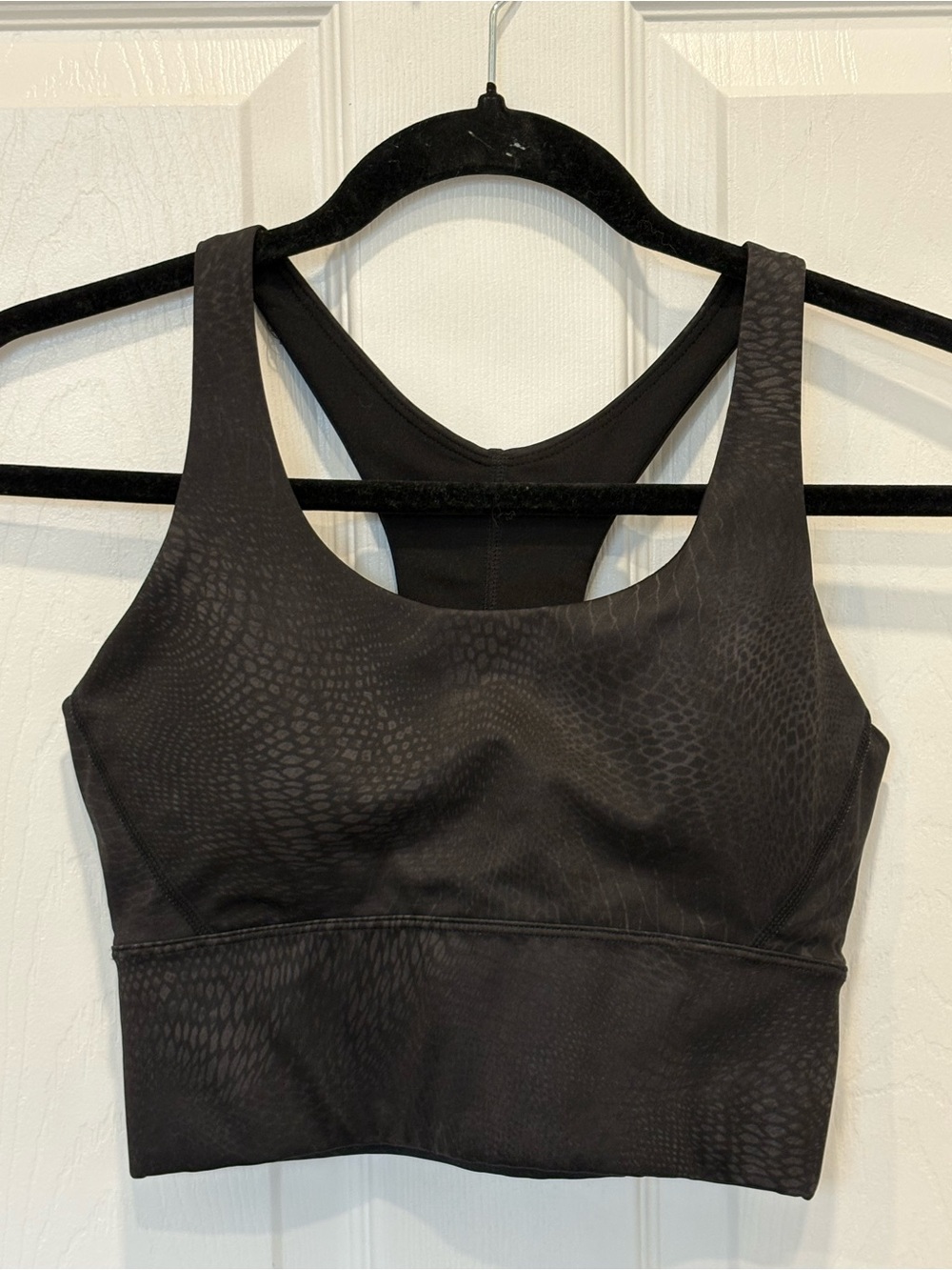 Lole black Textured Racerback Sports Bra #1110